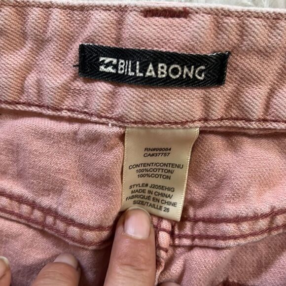 Billabong Women's Sz-26 Highway Shorts Cut Offs Frayed Distressed Faded Style - Picture 8 of 9